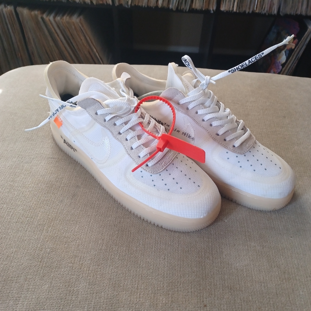 Nike OFF WHITE Air Force ones sz12